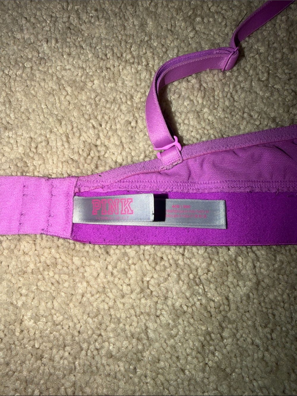 Victoria's Secret Purple Padded Wireless Bra - Picture 2 of 3